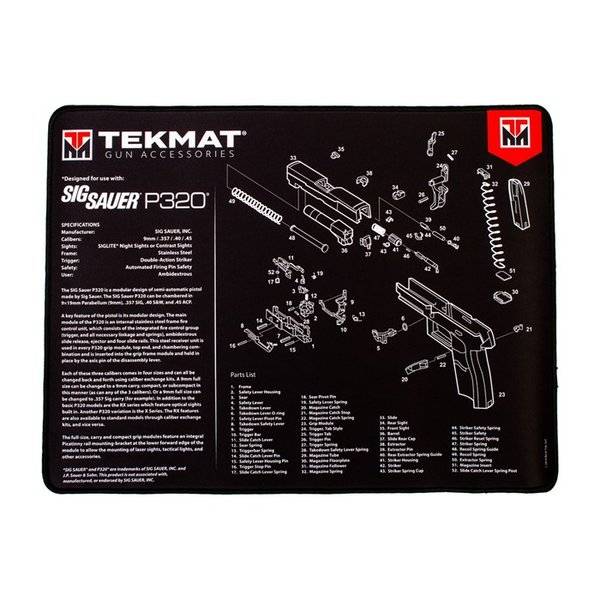 TEK MAT Ultra 20 Sig Sauer P320 Gun Cleaning Mat – Luxguns